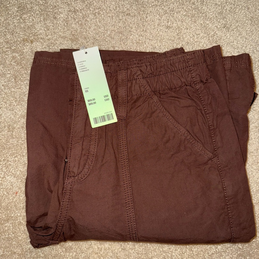 NWT BDG chocolate brown cargo wide leg pants